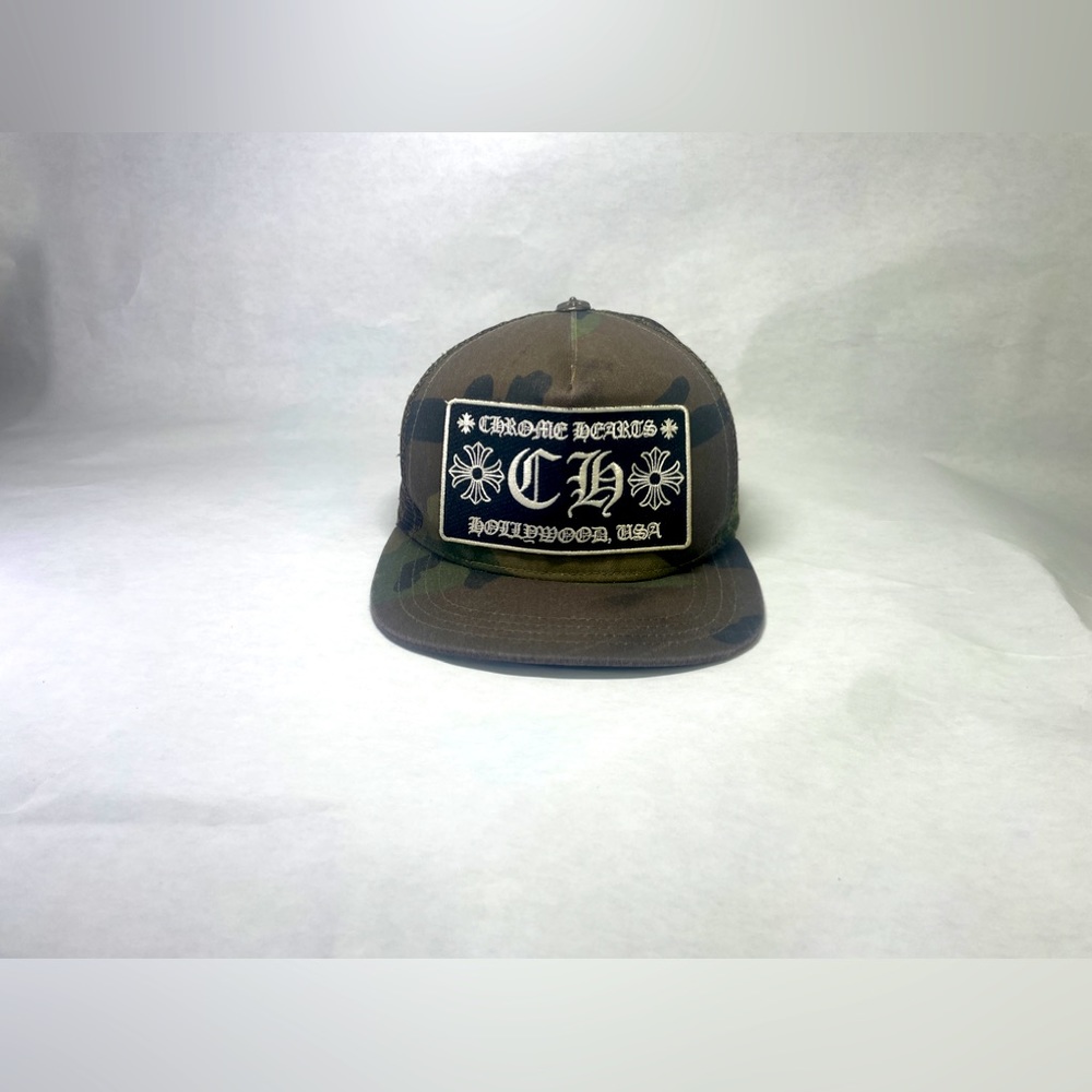 Chrome Hearts Camo ‘Hollywood’ Trucker Hat